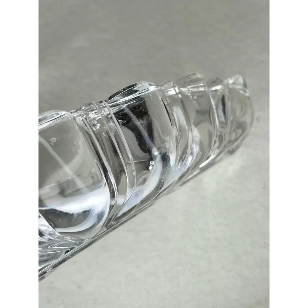 Vintage Pressed Glass Divided Serving Dish